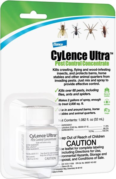 Elanco CyLence Ultra Pest Control Concentrate, 32-mL