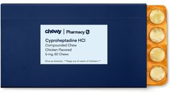 Cyproheptadine HCl Compounded Chicken Chew, 5 mg, 60 chews for Veterinary use slide 2 of 6
