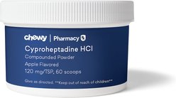 Cyproheptadine HCl Compounded Powder Apple Flavored for Horses, 120-mg/TSP, 60 scoops slide 1 of 3
