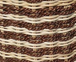 D-Art Collection Abaca Stripe Dog & Cat Toy Storage Basket slide 2 of 2