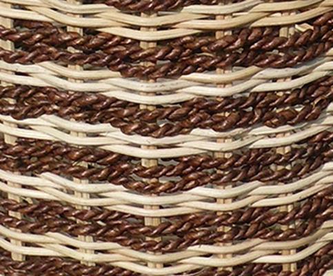 Show full view: D-Art Collection Abaca Stripe Dog & Cat Toy Storage Basket slide 3 of 3