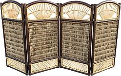 D-Art Collection Room Divider Dog & Cat Kennel Accessory, Natural, Medium slide 2 of 4