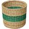 Show in main carousel: D-Art Collection Wicker Stripe Storage Dog & Cat Toy Bin, Natural, Medium slide 1 of 1