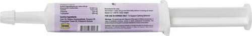 Show full view: DAC Calm B Paste Calming Horse Supplement, 35-gm syringe slide 2 of 2