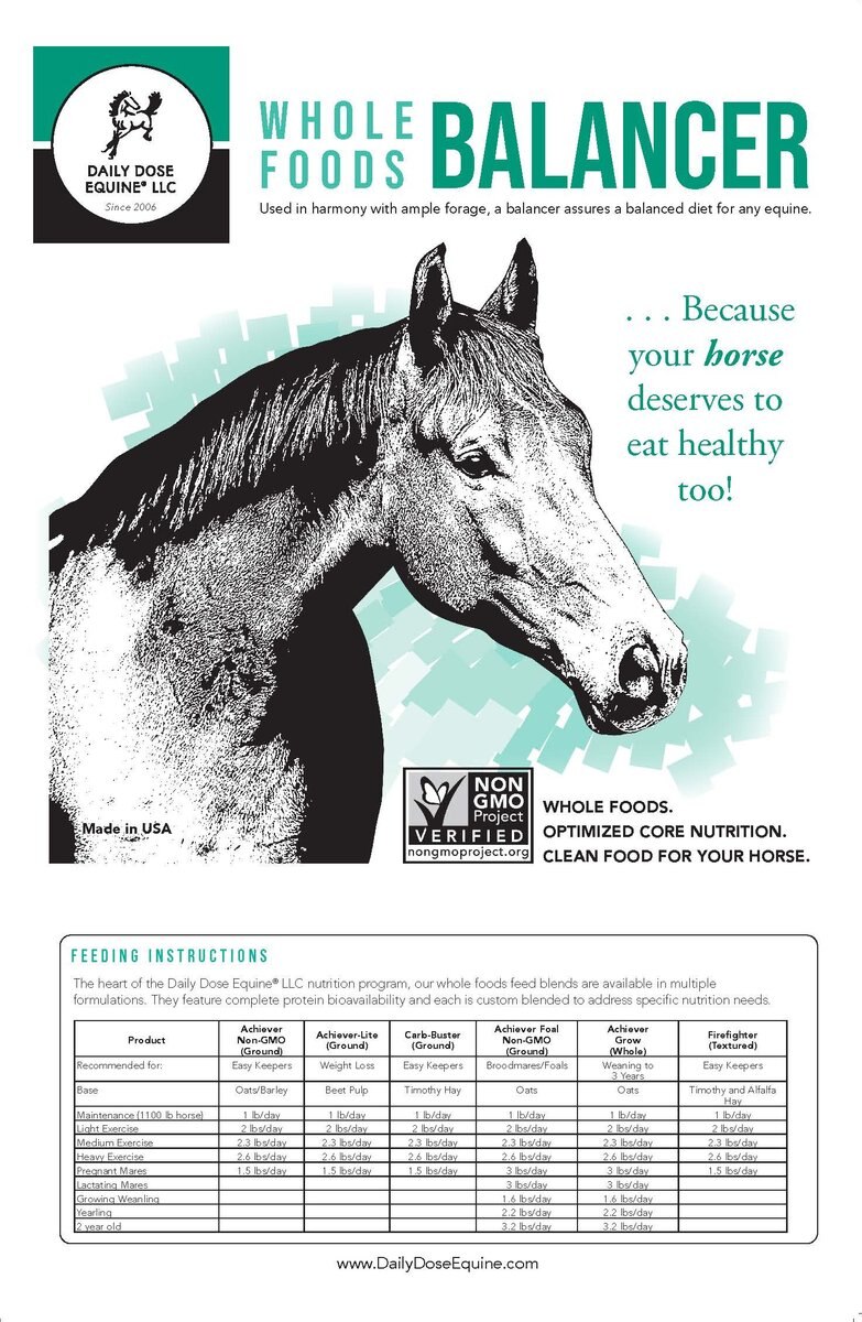 Daily Dose Equine Firefighter Horse Feed, 40-lb bag