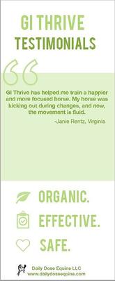 Show full view: Daily Dose Equine GI Thrive Digestive Conditioner Powder Horse Supplement, 4-lb bucket slide 4 of 5