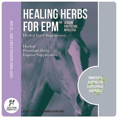 Show full view: Daily Dose Equine Healing Herbs for EPM Powder Horse Supplement, 3.2-lb bucket slide 2 of 4