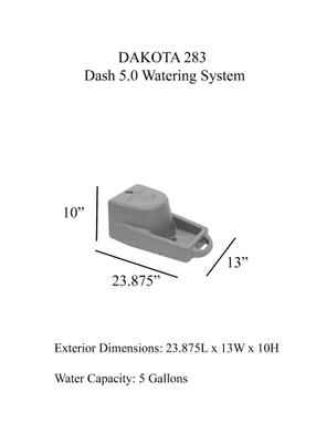 Show full view: Dakota 283 Dash Dakota Guard Antimicrobial Dog Watering System, Dark Granite, 5-gal slide 2 of 8