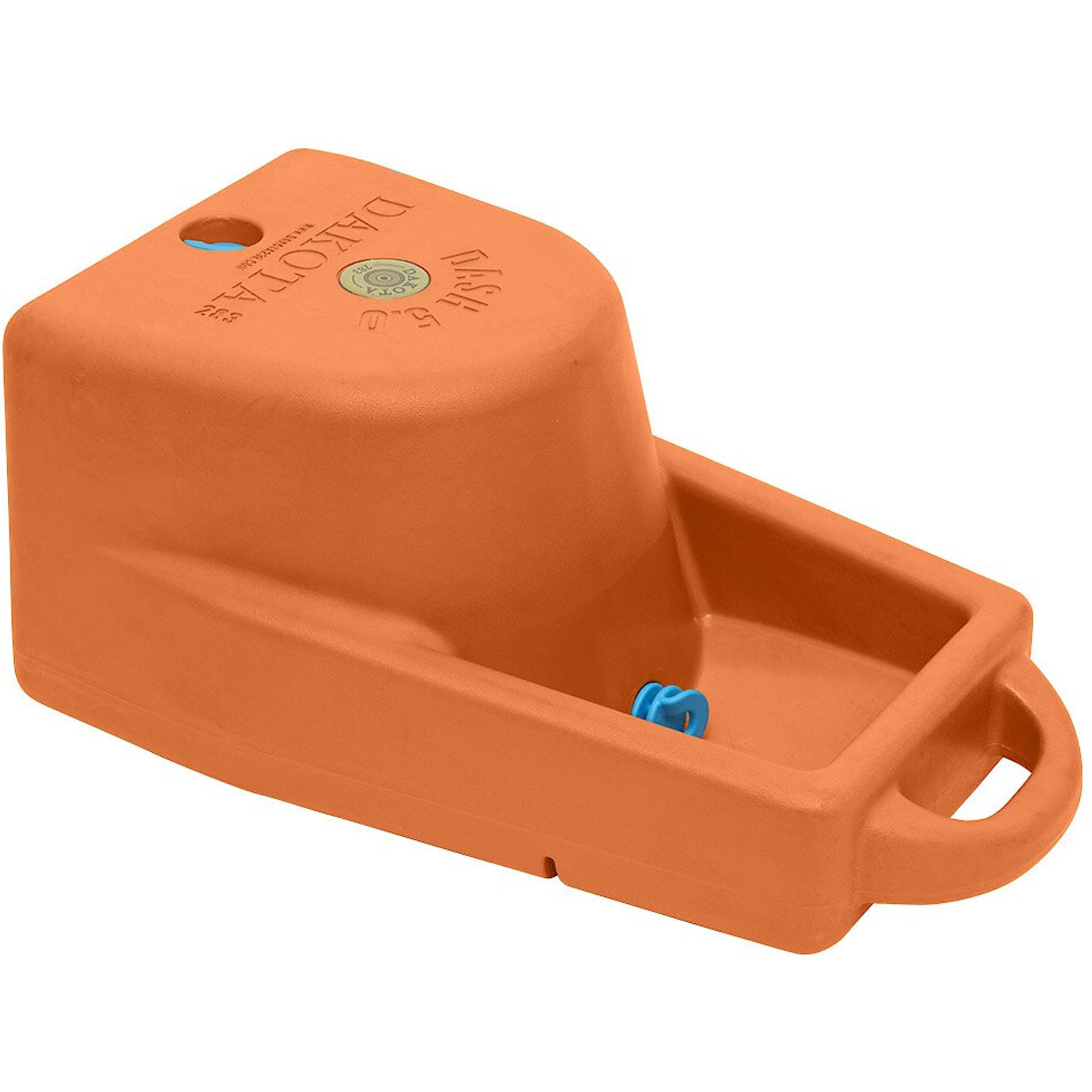 Dakota 283 Dash Dakota Guard Antimicrobial Dog Watering System, Orange, 5-gal