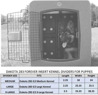 Show full view: Dakota 283 Forever Insert Dakota Guard Antimicrobial Dog Kennel Divider, Medium slide 2 of 5