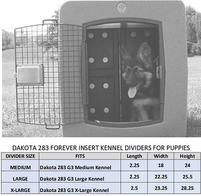 Show full view: Dakota 283 Forever Insert Dakota Guard Antimicrobial Dog Kennel Divider, X-Large slide 2 of 7