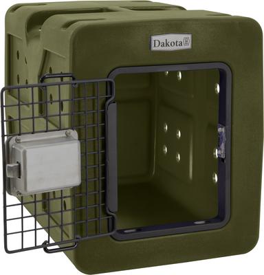 Show full view: Dakota 283 G3 Framed Door Dog Kennel, Small, Olive slide 2 of 5