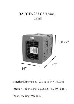 Show full view: Dakota 283 G3 Framed Door Dog Kennel, Small, Orange slide 5 of 5