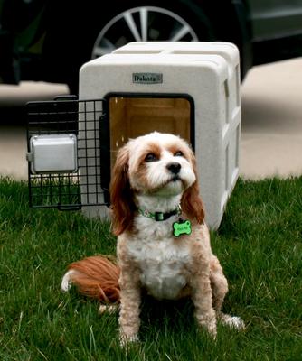 Show full view: Dakota 283 G3 Framed Door Dog Kennel, Small, Sandstone slide 4 of 5