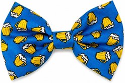 DAPPER DEXTER Beer Mug Accessories Dog Bow Tie, Blue
