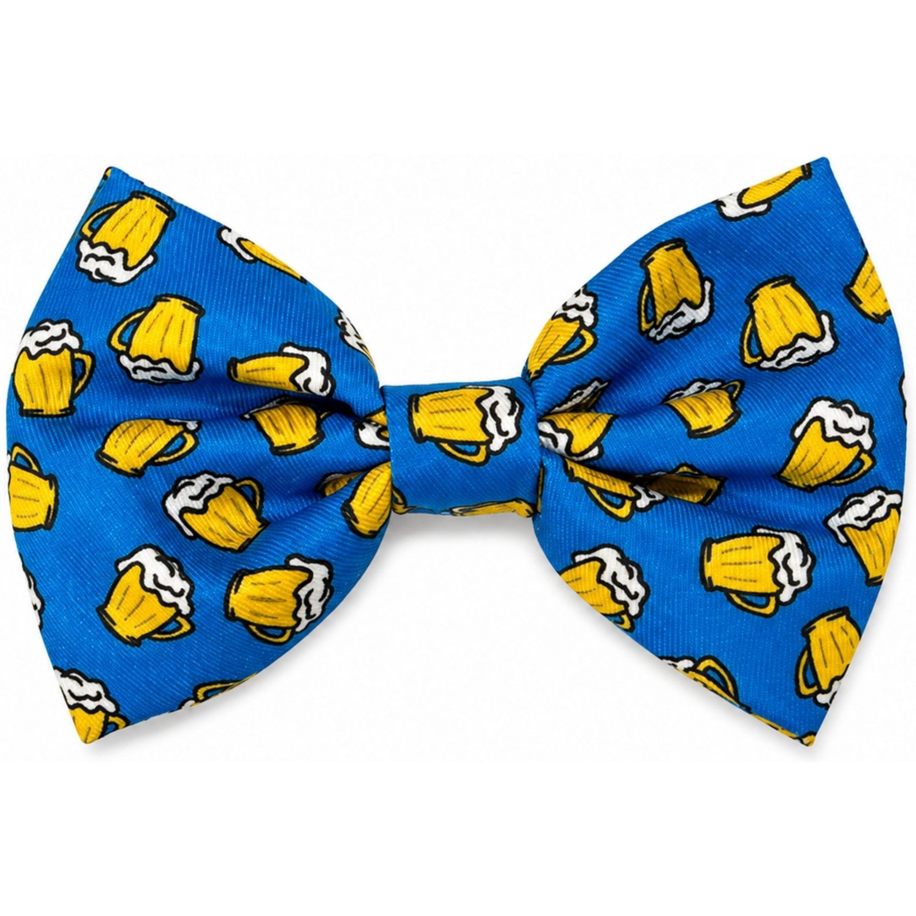 DAPPER DEXTER Beer Mug Accessories Dog Bow Tie, Blue