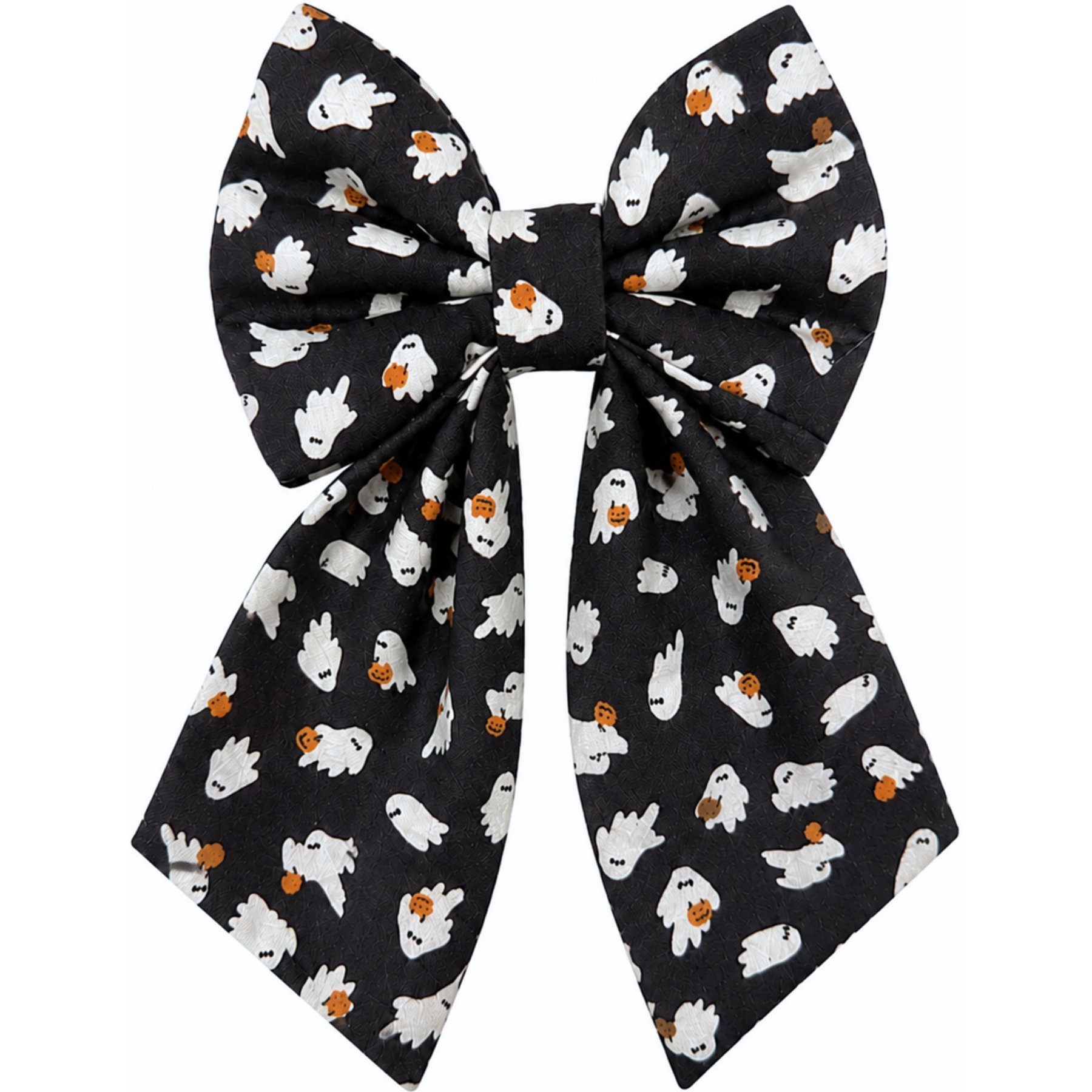 DAPPER DEXTER Halloween Ghosts Sailor Accessories Dog Bow Tie, Black