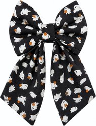 DAPPER DEXTER Halloween Ghosts Sailor Accessories Dog Bow Tie, Black