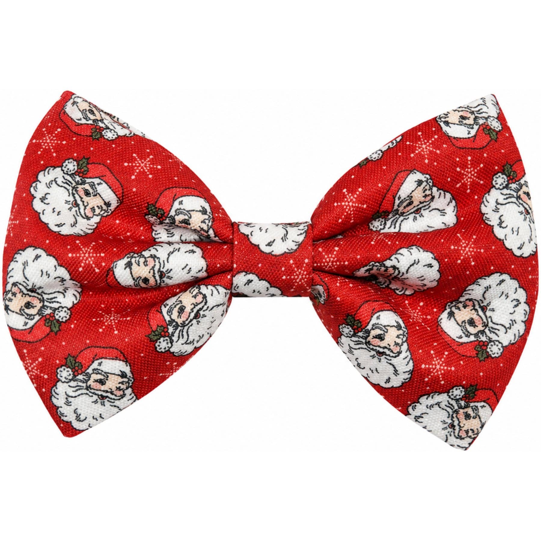 DAPPER DEXTER Santa Accessories Dog Bow Tie, Red