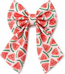 DAPPER DEXTER Watermelon Sailor Accessories Dog Bow Tie, Pink