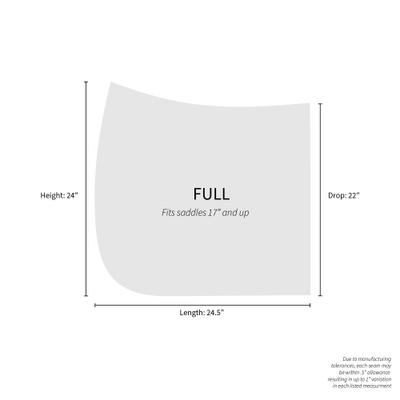 Show full view: Dapplebay Sport Dressage Saddle Pad, Black slide 5 of 5