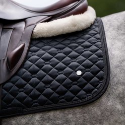 Dapplebay Sport Jump Saddle Pad, Black slide 2 of 3