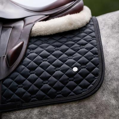 Show full view: Dapplebay Sport Jump Saddle Pad, Black slide 3 of 3