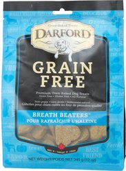 Darford Breath Beaters Grain-Free Dog Treats, 12-oz bag