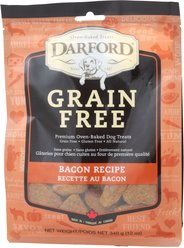 Darford Grain-Free Tasty Bacon Flavor Dog Treats, 12-oz bag