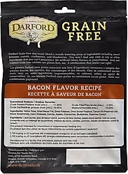 Darford Grain-Free Tasty Bacon Flavor Dog Treats, 12-oz bag slide 2 of 6