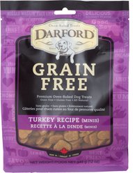 Darford Grain-Free Turkey Recipe Dog Treats, 12-oz bag