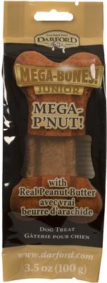 Show full view: Darford Junior Mega Bacon & Mega P'Nut Variety Pack Adult Dog Bones, Medium/Large, case of 12 slide 3 of 8
