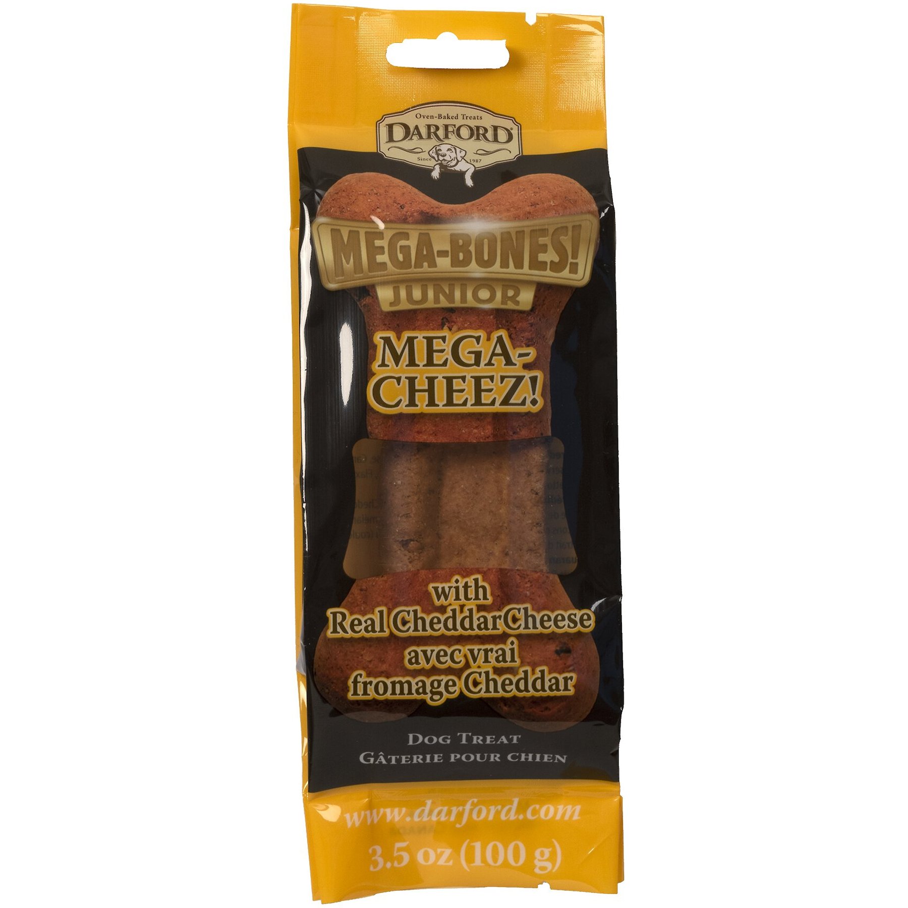 Darford Mega Cheez Junior Bone Dog Treat, 1 count