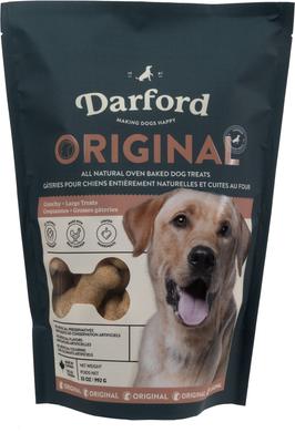Show full view: Darford Original No-Corn-Wheat-Soy Chicken Bone Adult Large Crunchy Dog Treats, 35-oz bag slide 1 of 8