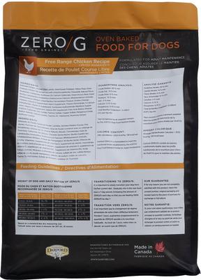 Show full view: Darford Zero/G Free Run Chicken Recipe Limited Ingredients Dry Dog Food, 4.4-lb bag slide 4 of 7