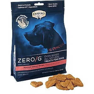 Darford Zero/G Grain-Free Roasted Salmon Dog Treats, 12-oz bag