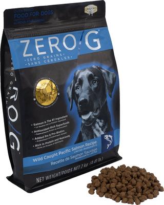 Show full view: Darford Zero/G Wild Caught Pacific Salmon Recipe Limited Ingredients Dry Dog Food, 4.4-lb bag slide 9 of 9