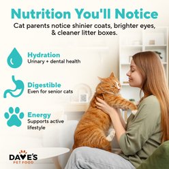 Dave's Pet Food Grain-Free Tuna & Chicken Flavored in Gravy with Goat's Milk Wet Cat Food, 5.5-oz can, 12 count slide 2 of 9