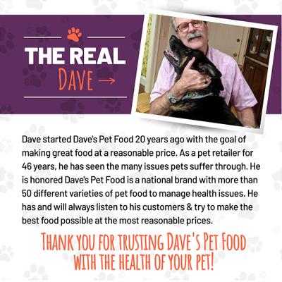 Show full view: Dave's Pet Food 95% Premium Turkey & Turkey Liver Grain-Free Recipe Canned Wet Dog Food, 12.5-oz, case of 12 slide 7 of 11
