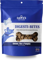 Dave's Pet Food Chicken, Rice & Pumpkin High-Protein Freeze-Dried Dog Treats, 12-oz bag