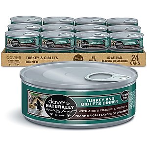 Dave's Naturally Healthy Turkey and Salmon Dinner Canned Cat Food