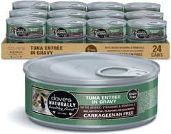 Dave's Pet Food Naturally Healthy Tuna Entree in Gravy Pate Grain-Free Wet Cat Food, 5.5-oz can, 24 count