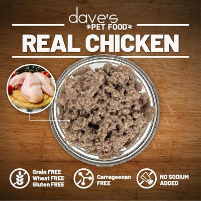 DAVE'S PET FOOD Restricted Sodium Chicken Recipe Grain-Free Wet