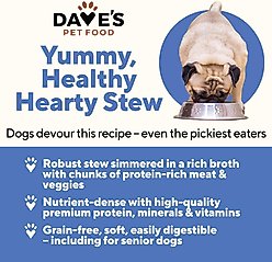 Dave's Pet Food Stewlicious Turkey & Sweet Potato Stew, Grain-Free Canned Wet Dog Food, 13.2-oz, case of 12 slide 2 of 7