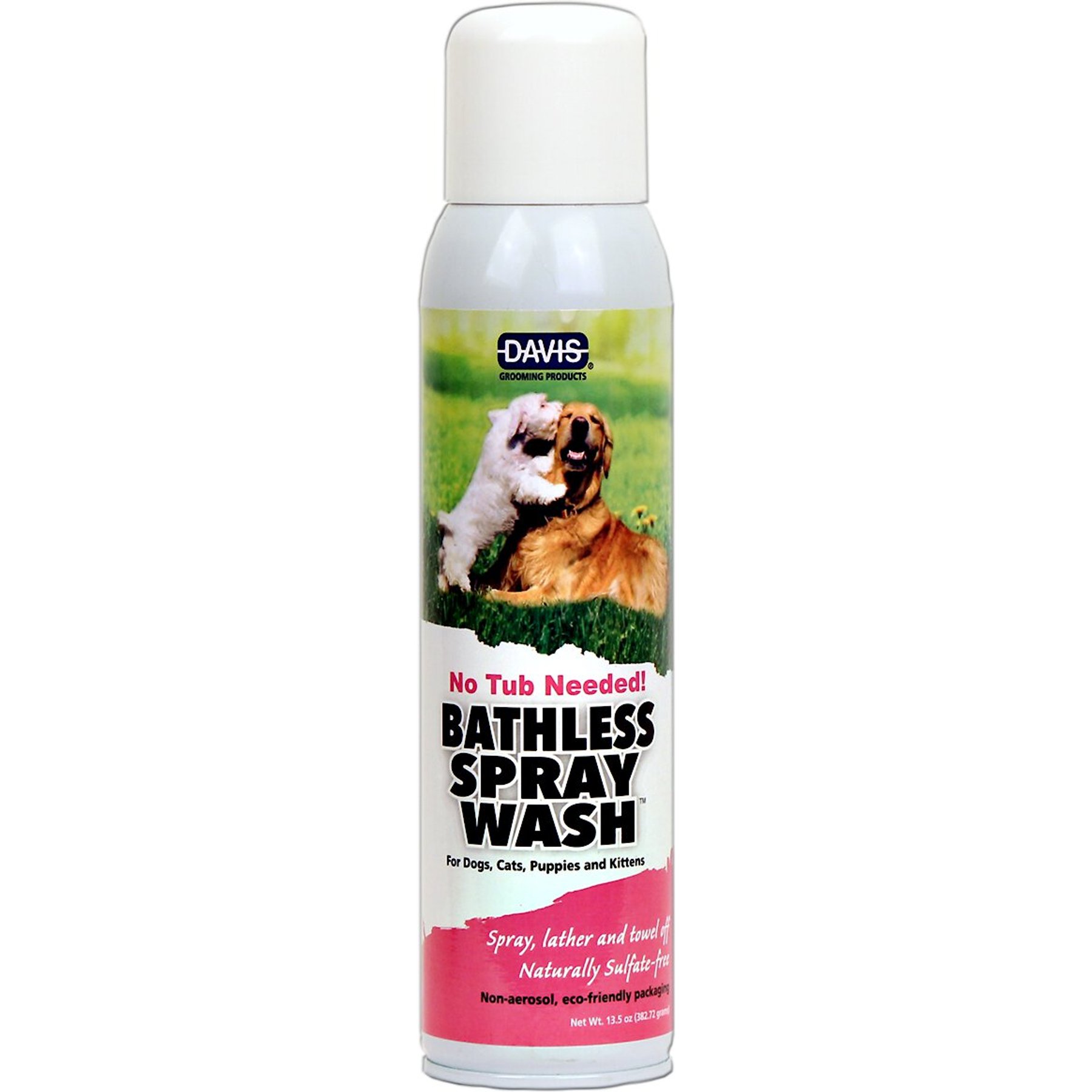 Davis Bathless Dog & Cat Spray Wash, 13.5-fl oz bottle, 2 count