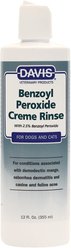 Davis Benzoyl Peroxide Dog & Cat Creme Rinse, 12-fl oz bottle