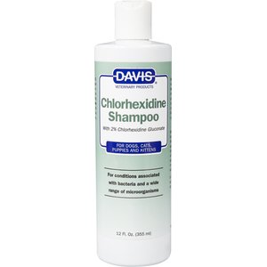 Davis Chlorhexidine Dog & Cat Shampoo, 12-fl oz bottle