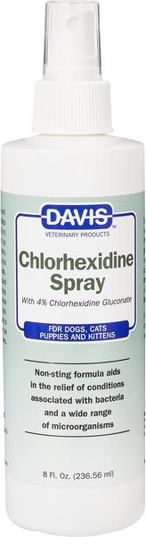 Davis Chlorhexidine Dog & Cat Spray, 8-fl oz bottle
