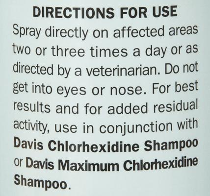Show full view: Davis Chlorhexidine Dog & Cat Spray, 8-fl oz bottle slide 7 of 11