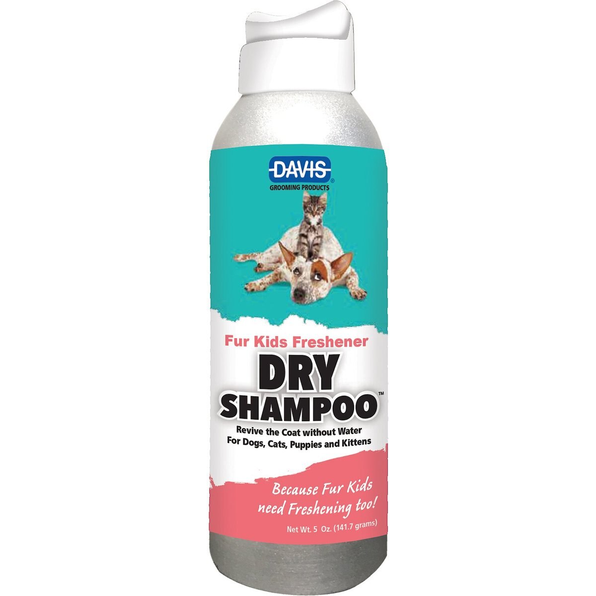 Davis Dry Dog & Cat Shampoo, 5-fl oz bottle